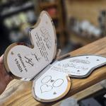 Butterfly design for engagement ceremony